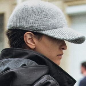 Zara Gray Knit Cap